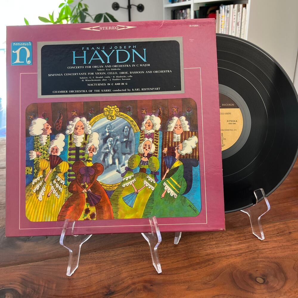 Franz Joseph Haydn Concerto for Organ & Orchestra In C Major LP Nonesuch H 71024